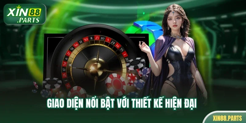 Giao diện nổi bật với thiết kế hiện đại 